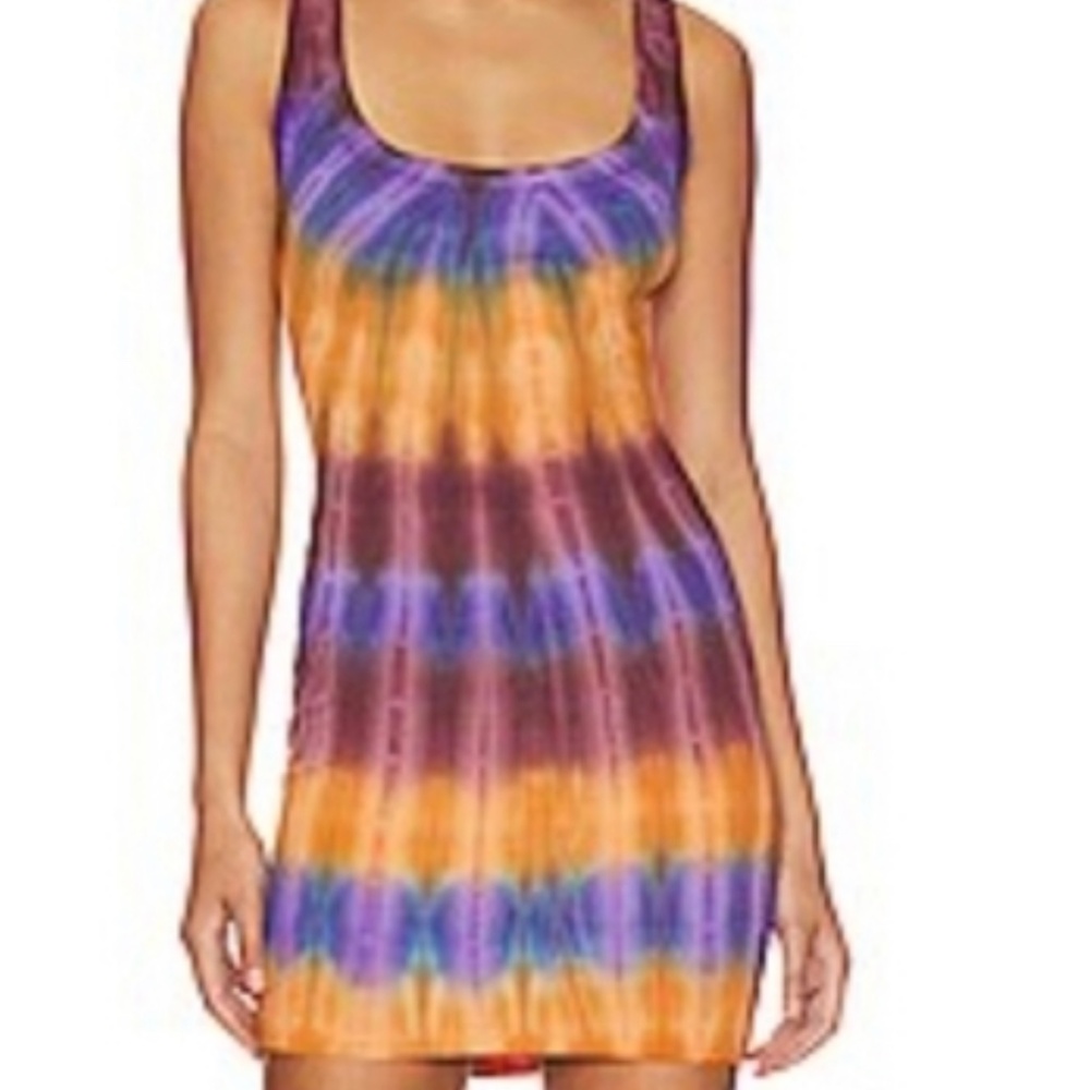 COTTON CITIZEN Verona tie dye mini dress Medium